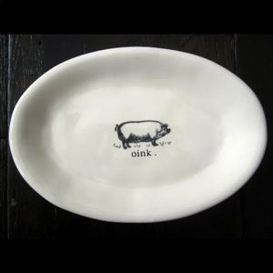 BRAND NEW Rae Dunn Oink oval